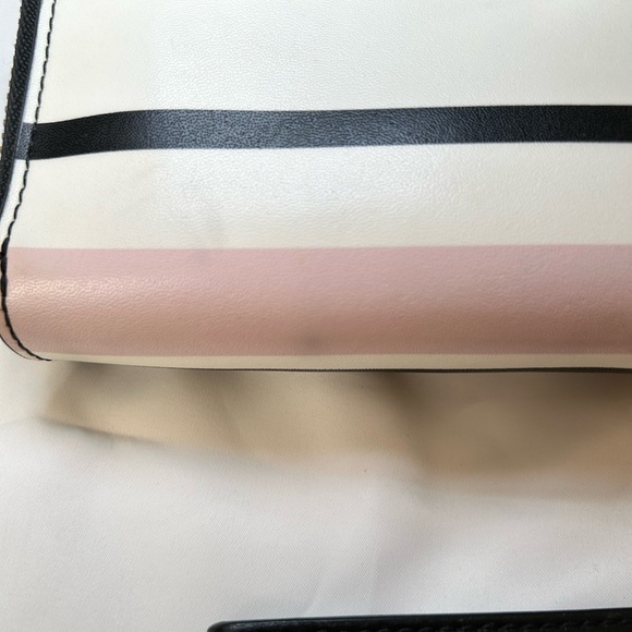 🌷‼️Final Clearance‼️ KATE SPADE Large Wallet Double Zip Wrist Strap Leather - Picture 3 of 12